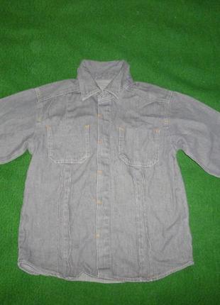 Сорочка джинс на 7-8 років