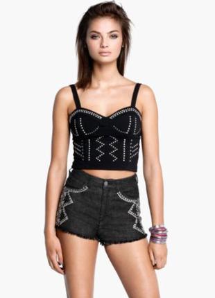 Пот корсет кроптоп майка h&m