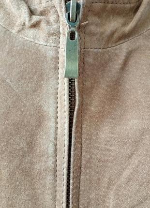 Куртка замшевая кожаная натуральная нубук набук кожанка5 фото