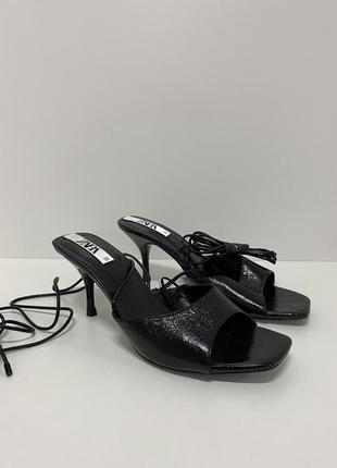 Босоніжки zara 39 розмір (босоніжки))4 фото