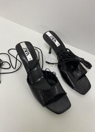 Босоніжки zara 39 розмір (босоніжки))5 фото