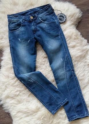 Джинси/джинсы zu-yspanici (італія) на 8-9 років (розмір 34)1 фото