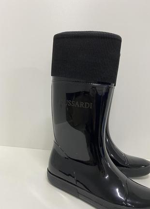 Чобітки дощовики trussardi 39-40розмір5 фото