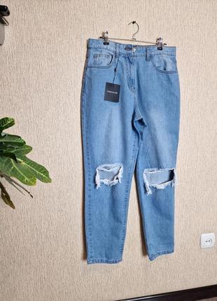 Стильные легкие летние рваные джинсы parisian jeans, оригинал6 фото