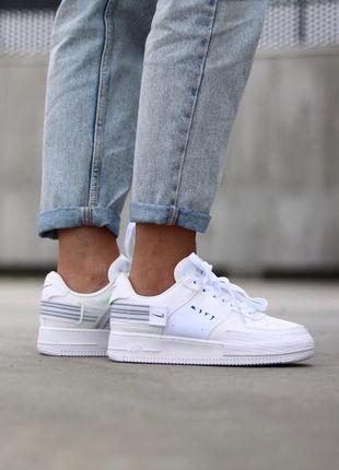 Жіночі  білі шкіряні кросівки  nike air force 1 low type🆕