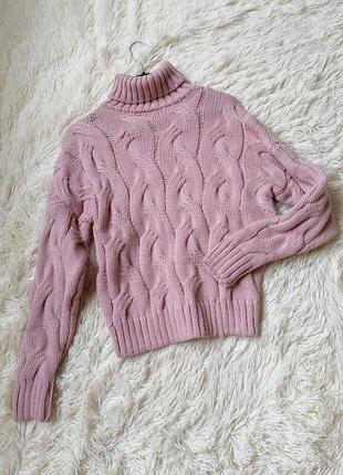 Свитер с высокой горловиной 3