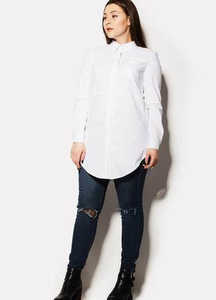 Рубашка женская, можно носить как тунику оверсайз