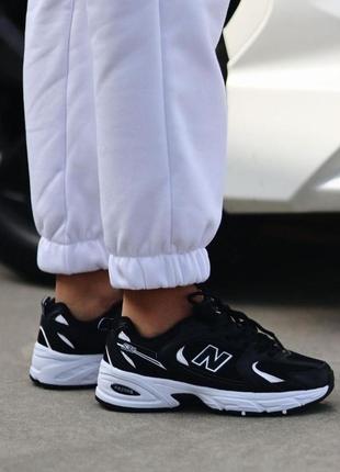 Стильні трендові кросівки new balance білі чорні жіночі підліткові дитячі 36-403 фото