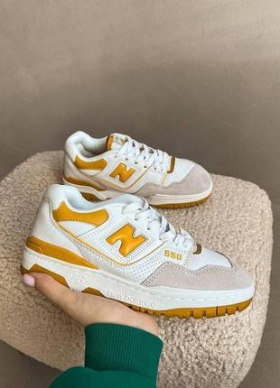 Стильні трендові кросівки new balance 550 жіночі чоловічі підліткові дитячі 36-45