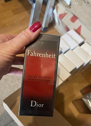 Dior fahrenheit edt 100 ml original pac