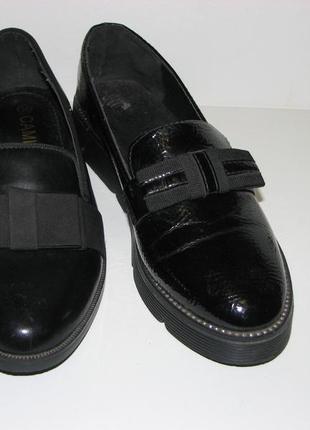Туфлі жіночі чорні на низькому ходу розмір 361 фото