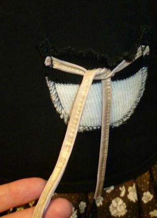 Брендовая футболка-водолазка,карманы,черная,под джинсы с высокой посадкой5 фото