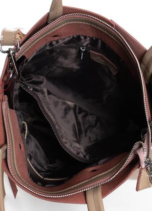 Жіноча шкіряна сумка шопер шкіряний жіночий2 фото