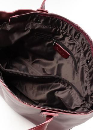 Жіноча шкіряна сумка шопер шкіряний  женская кожаная сумочка2 фото