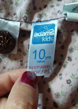 Джинсовый пиджак adams kids с вышивкой на 10-12 лет4 фото