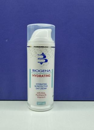 Денний крем зволожуючий і захисний spf15 / biogena hydrating / histomer