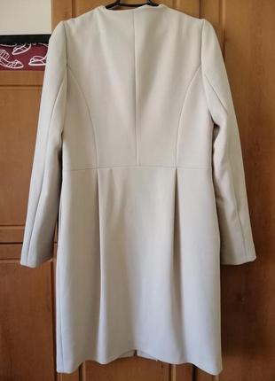 Пальто беж m-l2 фото