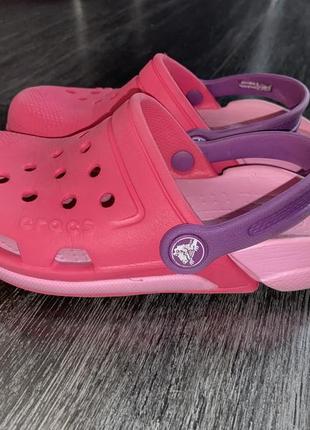 Кроксы, шлепанцы, клоги crocs electro iii, оригинал,  р-р с12 или 293 фото