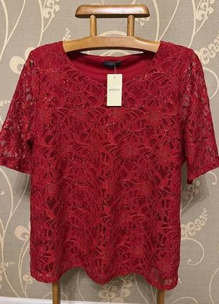 Дуже гарна і стильна брендовий мереживна блузка.