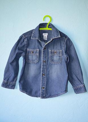 Джинсова сорочка carter ' s на 3 рочки.