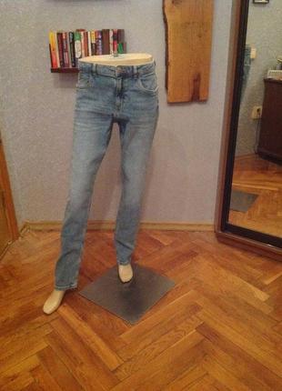 Зауженные джинсы slim, бренда  clevercare, р. 48  (w32/l34)2 фото