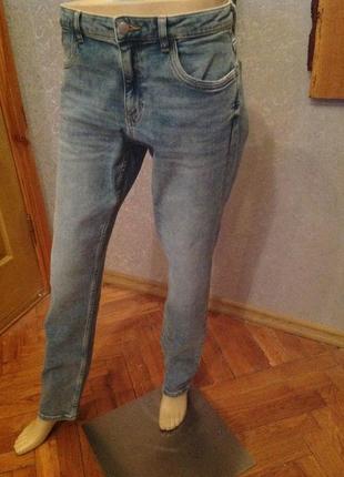 Зауженные джинсы slim, бренда  clevercare, р. 48  (w32/l34)3 фото