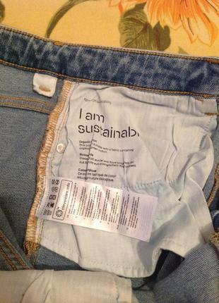 Зауженные джинсы slim, бренда  clevercare, р. 48  (w32/l34)7 фото