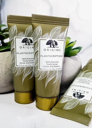 Оригінал багатофункціональна антивікова сироватка origins plantscription multi-powered youth serum оригінал антивікова сироватка1 фото