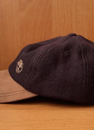 Тепла шерстяна-вовняна вінтажна кепка/бейсболка timberland vintage3 фото
