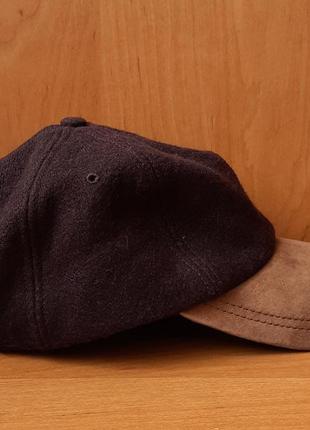 Тепла шерстяна-вовняна вінтажна кепка/бейсболка timberland vintage4 фото