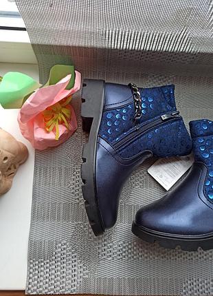 Ботинки, 29, штучна шкіра, демісезонні, з утеплювачем