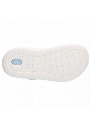 Сабо crocs literide clog кроксы светло голубые 204592-4ka blue/white5 фото