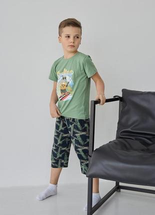 Піжама для хлопчика з шортами на 8-9, 10-11, 12-13, 14-15років3 фото