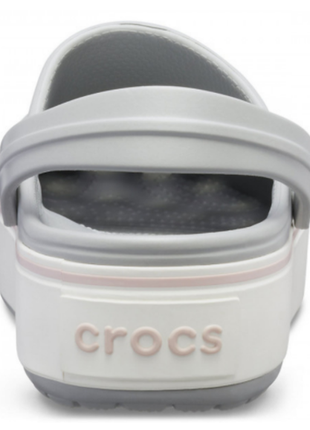 Сабо crocs crocband platform clog grey серые5 фото