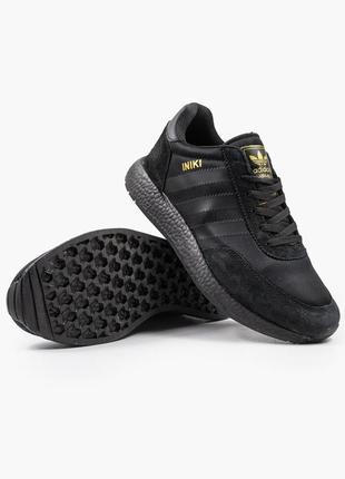 Мужские кроссовки adidas iniki black#адидас