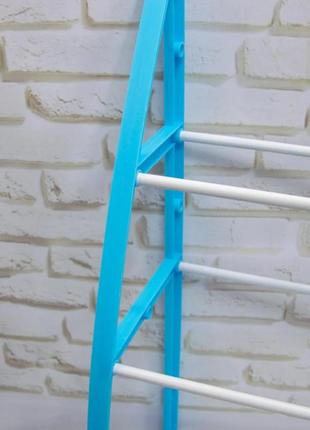 Стеллаж над унитазом этажерка напольная органайзер для туалета wm-64 голубая5 фото