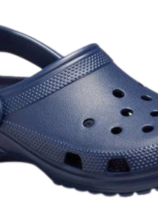 Crocs classic navy сабо7 фото