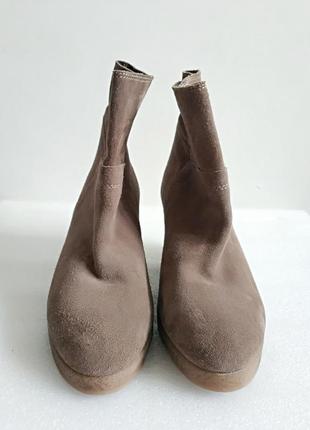 Замшевые женские деми ботинки полусапожки minelli франция оригинал2 фото