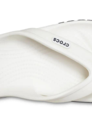 В'єтнамки білі crocs bayaband flip white2 фото