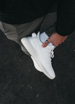 Женские кроссовки adidas yeezy boost 350 v2 white #адидас4 фото