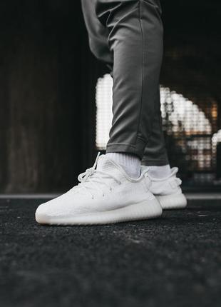 Женские кроссовки adidas yeezy boost 350 v2 white #адидас2 фото