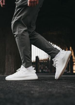 Женские кроссовки adidas yeezy boost 350 v2 white #адидас7 фото