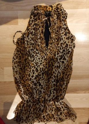 Блуза леопардова ,італія.1 фото