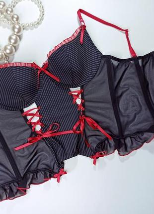 75b / 34b чарівний стильний сексуальний корсет негліже бюстьє ann summers