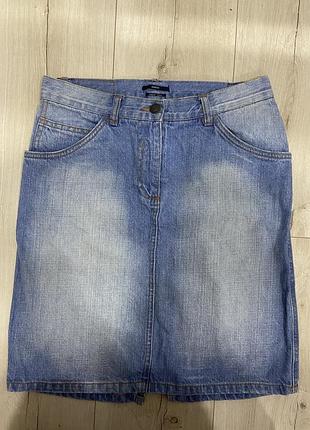 Джинсовая юбка классическая италия