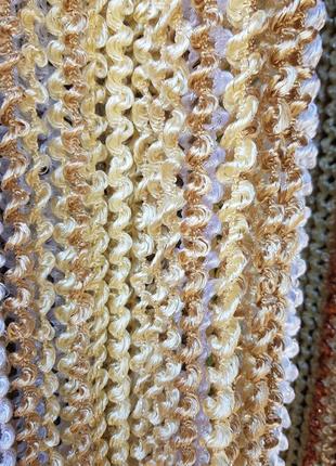 Штори нитки спіралі, локшина, макарони з люрексом1 фото