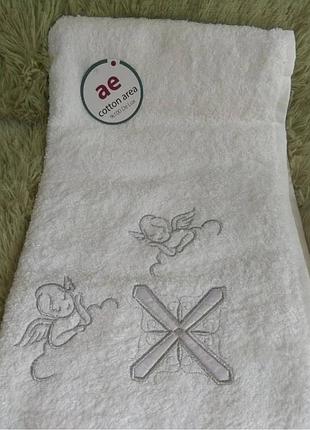 Крыжма полотенце для крещения махровая 70х140