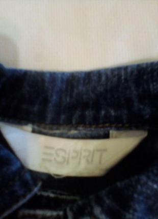 Стильная джинсовая куртка esprit на 3-4года4 фото