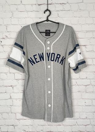 Бейсбольная футболка джерси new york