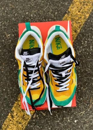 Жіночі кросівки nike royal x sacai green8 фото